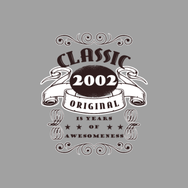 Motiv 18 Years Awesome. 18. Geburtstag