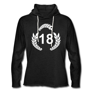 Geschenk zum 18 Hoodie - 18 lorbeerkranz, geburtstagsgeschenk 18