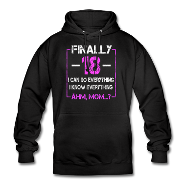 Geschenk zum 18 Hoodie - 18 Geburtstag Mädchen Frau 18 Geschenk 18 Jahre