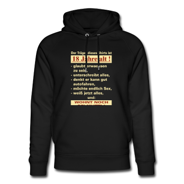 Geschenk zum 18 Hoodie - 18 Jahre Traeger 18 - 2002 18 Geburtstag