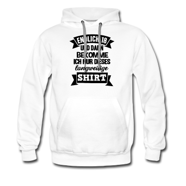 Geschenk zum 18 Hoodie - Endlich 18 18. Dieses langweilige Shirt Geburtstag