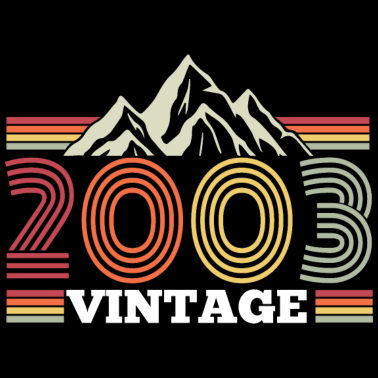 Motiv 18. Geburtstag Vintage 2003 Retro