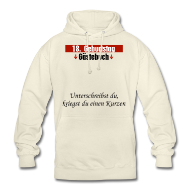 Geschenk zum 18 Hoodie - 18 Geburtstag Gästebuch