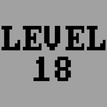 Motiv level 18, 18. geburtstag controller, gamer