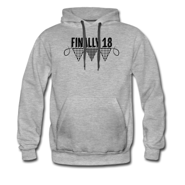 Geschenk zum 18 Hoodie - Endlich 18