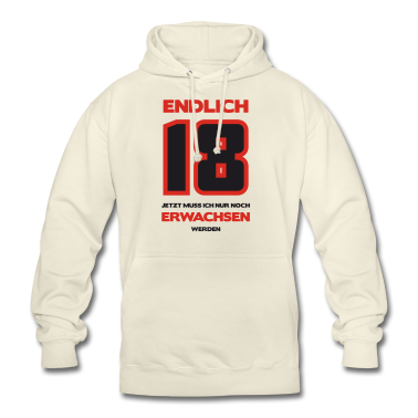 Geschenk zum 18 Hoodie - Zum 18. Geburtstag ein Shirt „Endlich 18, jetzt
