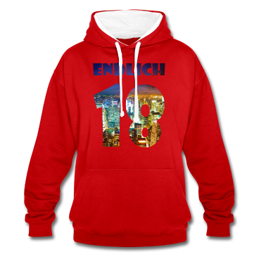 Geschenk zum 18 Hoodie - endlich 18