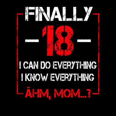 Motiv 18 Geburtstag Junge Frau 18 Geschenk 18 Jahre