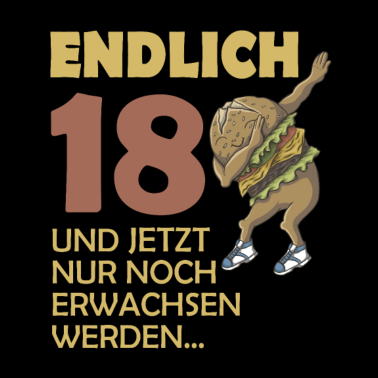 Motiv Endlich 18 - 18. Geburtstag
