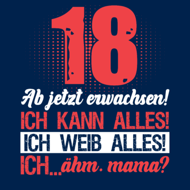 Motiv Endlich 18 | Geschenk zum 18. Geburtstag