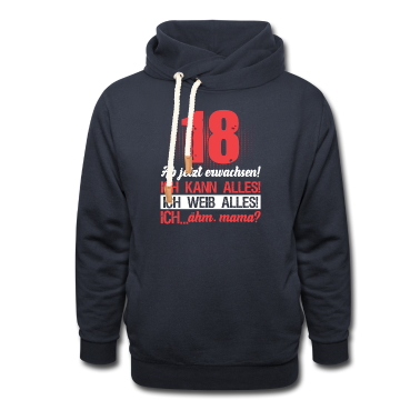 Geschenk zum 18 Hoodie - Endlich 18 | Geschenk zum 18. Geburtstag