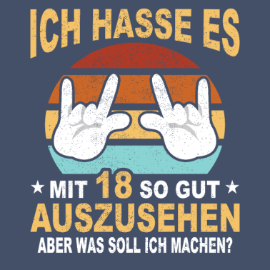 Motiv 18 Jahre 18 Geburtstag Geschenk 18 Jahre Birthday