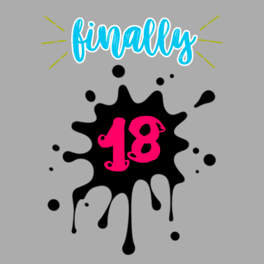 Motiv 18. Geburtstag - Endlich 18 und Erwachsen