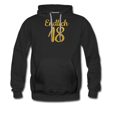 Geschenk zum 18 Hoodie - Endlich 18