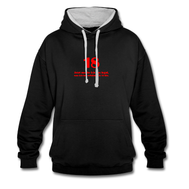 Geschenk zum 18 Hoodie - 18. Geburtstag