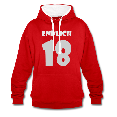 Geschenk zum 18 Hoodie - endlich 18