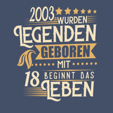 Motiv 18 Geburtstag Das Leben beginnt mit 18