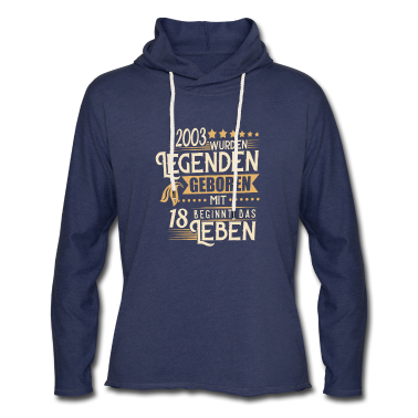 Geschenk zum 18 Hoodie - 18 Geburtstag Das Leben beginnt mit 18
