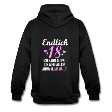 Geschenk zum 18 Hoodie - Endlich 18 18. Geburtstag Geburtstagsgeschenk