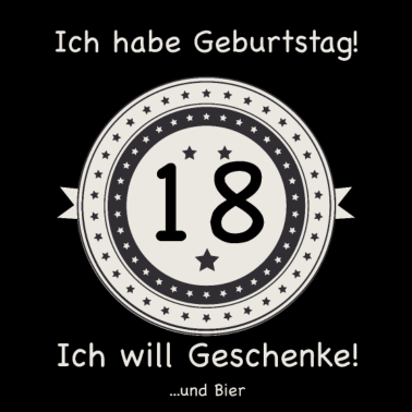 Motiv Ich habe Geburtstag 18