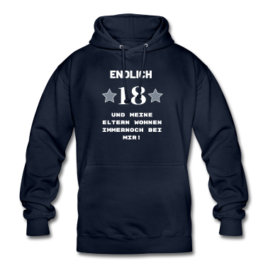 Geschenk zum 18 Hoodie - Endlich 18