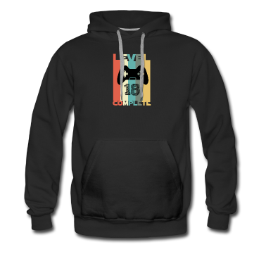 Geschenk zum 18 Hoodie - Level 18 komplett 18. Geburtstagsgeschenk