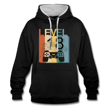 Geschenk zum 18 Hoodie - Level 18, Vintage Shirt zum 18. Geburtstag