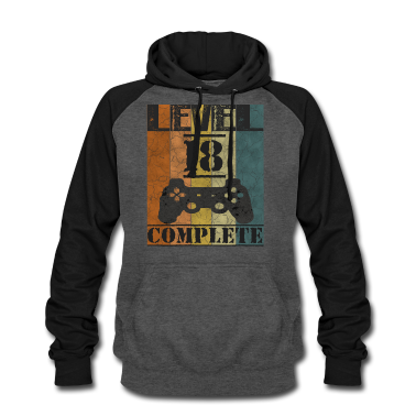 Geschenk zum 18 Hoodie - LEVEL 18 Complete 18. Geburtstag 18 Jahre Vintage