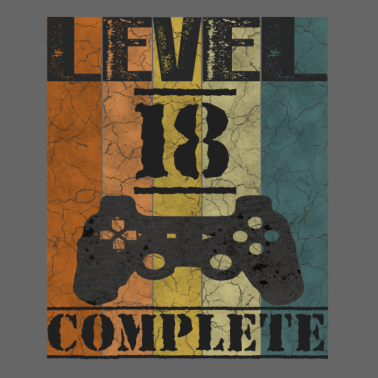 Motiv LEVEL 18 Complete 18. Geburtstag 18 Jahre Vintage