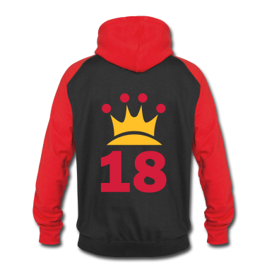 Geschenk zum 18 Hoodie - Krone 18