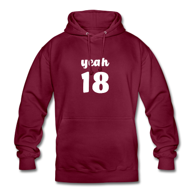 Geschenk zum 18 Hoodie - Yeah 18