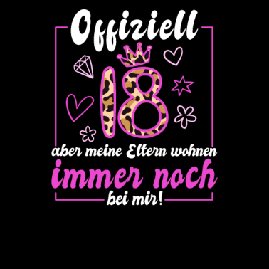 Motiv 18 Geburtstag Mädchen Frau 18 Geschenk 18 Jahre