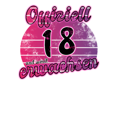 Motiv 18 Geburtstag Mädchen Frau 18 Geschenk 18 Jahre