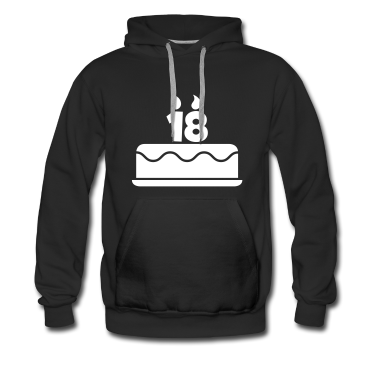 Geschenk zum 18 Hoodie - Kuchen zum 18. Geburtstag