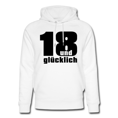 Geschenk zum 18 Hoodie - 18 und gluecklich