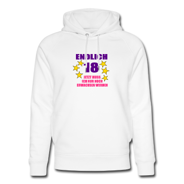 Geschenk zum 18 Hoodie - endlich 18