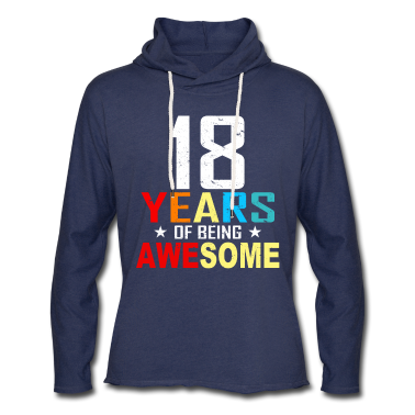 Geschenk zum 18 Hoodie - 18 Jahre Birthday 18 Geburtstag Geschenk 18 Jahre