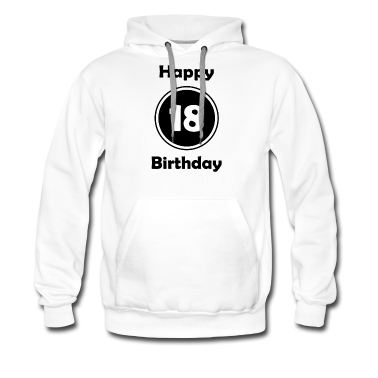 Geschenk zum 18 Hoodie - Happy Birthday 18, 18. Geburtstag