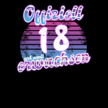 Motiv 18 Geburtstag Mädchen Frau 18 Geschenk 18 Jahre