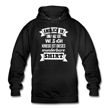 Geschenk zum 18 Hoodie - Endlich 18 18. Dieses wunderbare Shirt Geburtstag