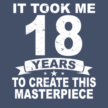 Motiv 18 Jahre Birthday 18 Geburtstag Geschenk 18 Jahre