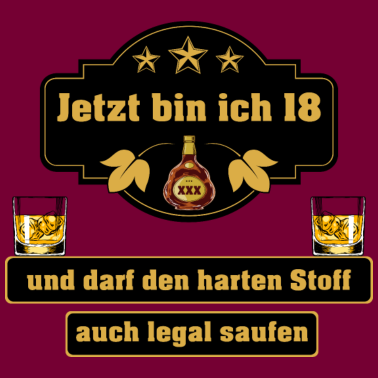 Motiv 18. Geburtstag Geburtstagsgeschenk 18 Jahre alt