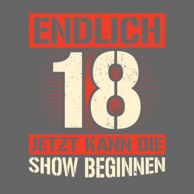 Motiv Endlich 18 Geburtstag Geschenk 18 Jahre