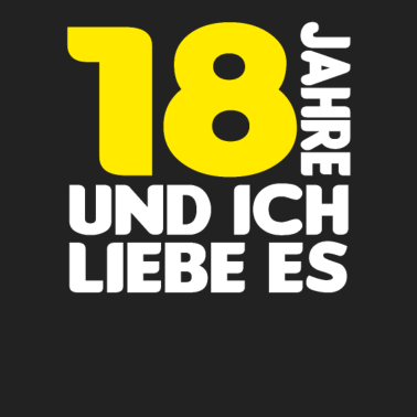 Motiv 18 Jahre 18 Geburtstag Geschenk