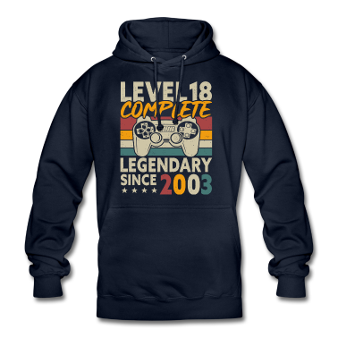 Geschenk zum 18 Hoodie - Level 18 Complete 18 Geburtstag 18 Jahre Geschenk