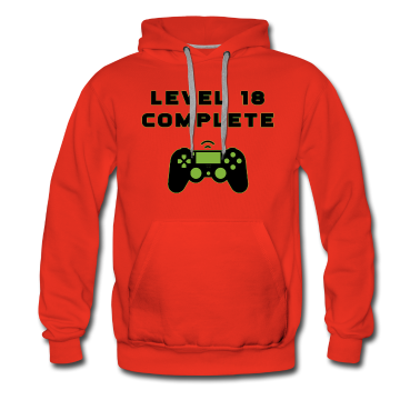 Geschenk zum 18 Hoodie - Level 18 Complete Geburtstagsgeschenk zum 18.