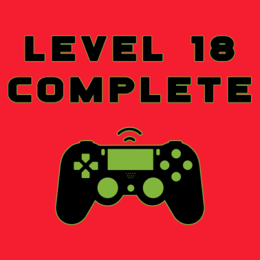 Motiv Level 18 Complete Geburtstagsgeschenk zum 18.