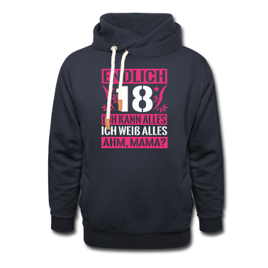 Geschenk zum 18 Hoodie - Endlich 18 Mädchen 18. Geburtstag Geschenk