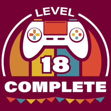 Motiv Level 18 Complete / 18.Geburtstag