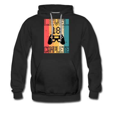 Geschenk zum 18 Hoodie - Level 18 Complete